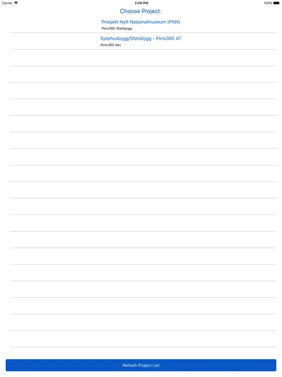 Pims365 iPad  Screenshots