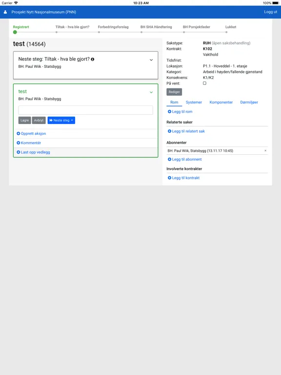 Pims365 iPad  Screenshots