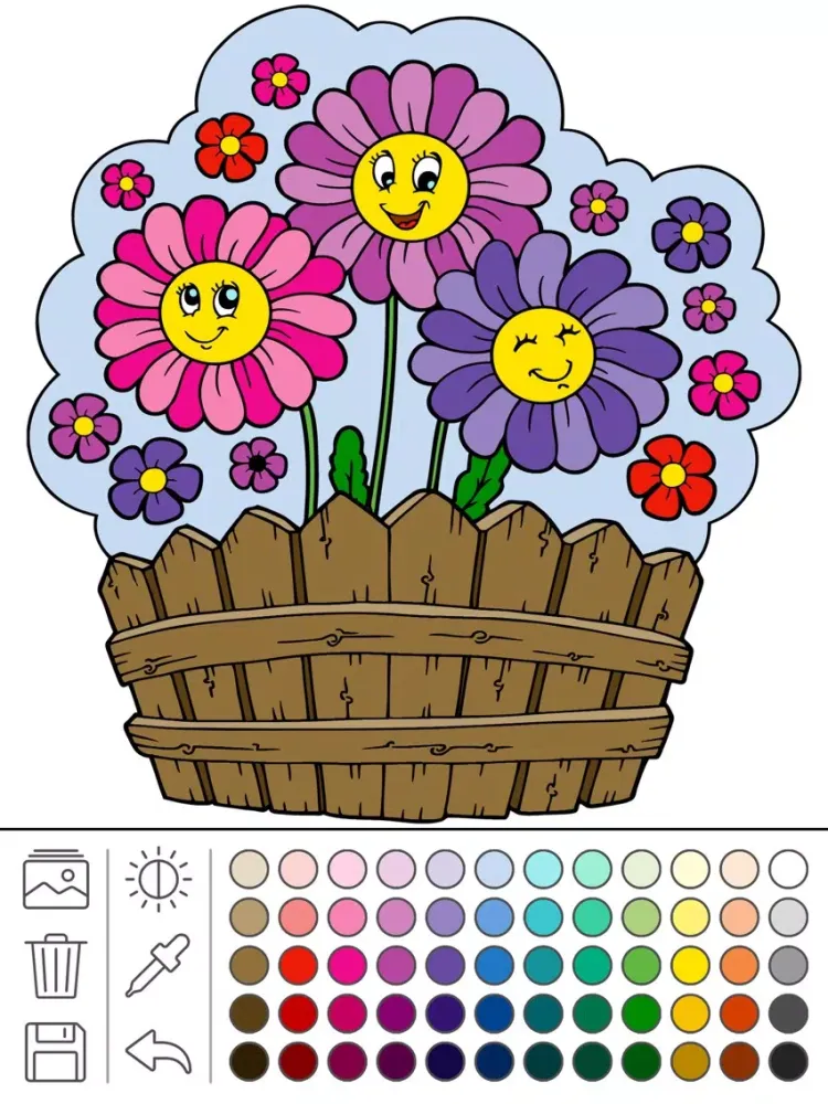 Coloring for kids (Book 2) iPad 应用截图