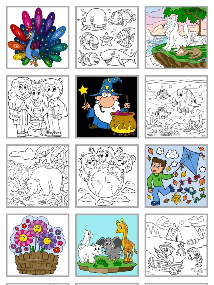 Coloring for kids (Book 2) iPad 应用截图