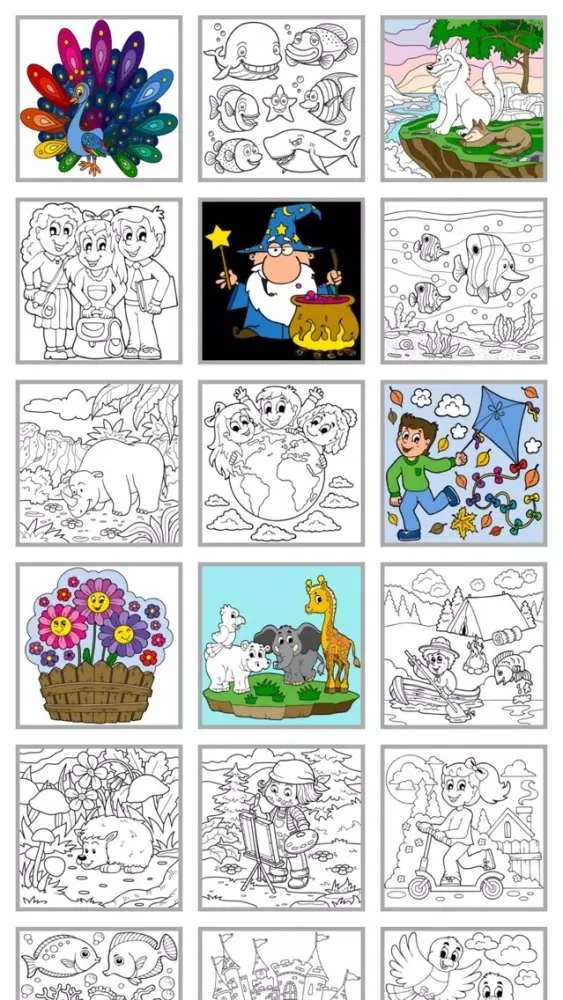 Coloring for kids (Book 2)应用截图