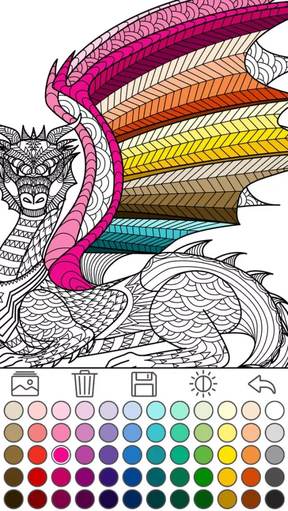 Capturas de pantalla de Mindfulness coloring - Anti-stress art therapy for adults (Book 4)