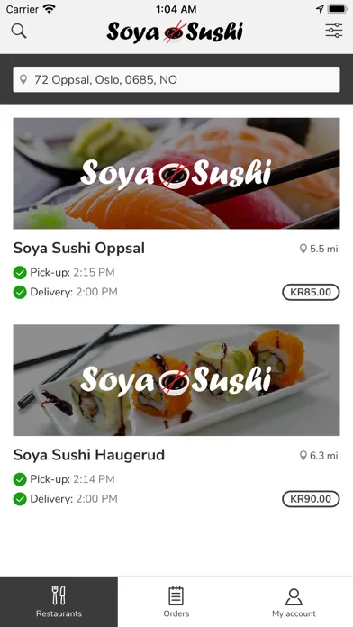 Скриншоты Soya Sushi