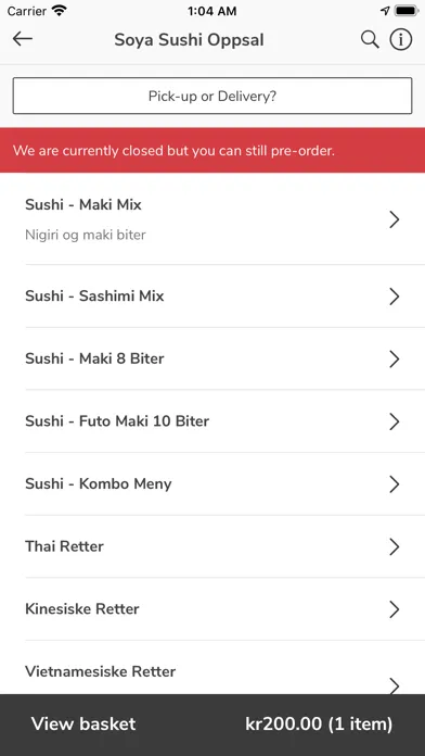 Скриншоты Soya Sushi