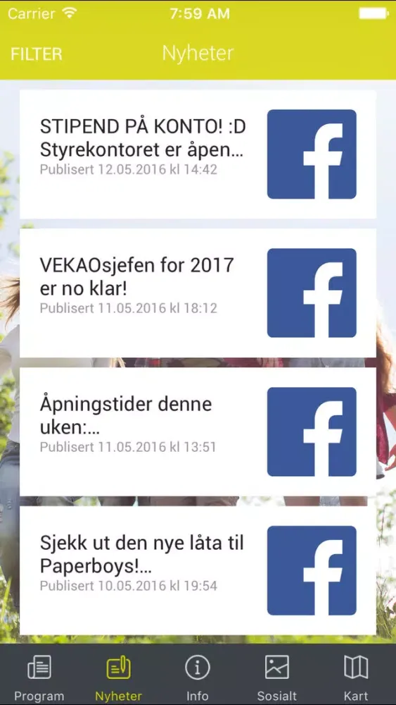 Ảnh chụp màn hình của Student i Sogndal
