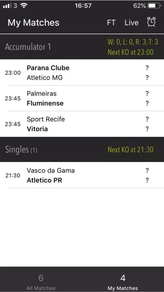 ScoreCheck Ekran Görüntüleri