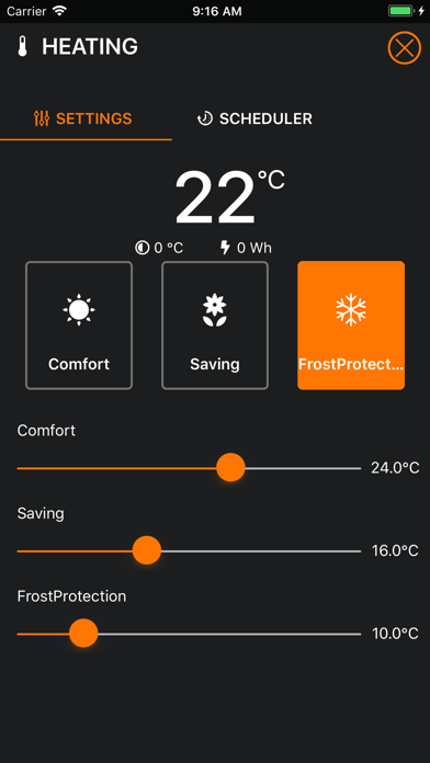 Sensio Smart Home Screenshots
