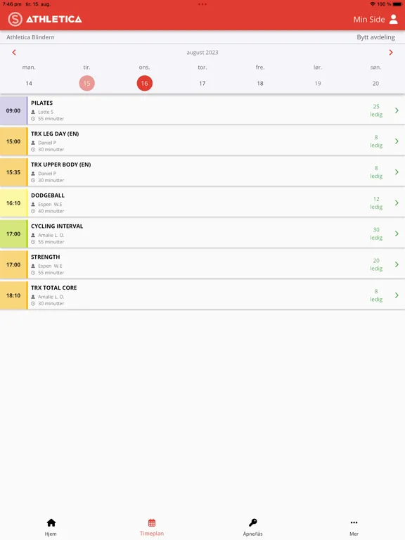 SiO Athletica iPad  سکرین شاٹس