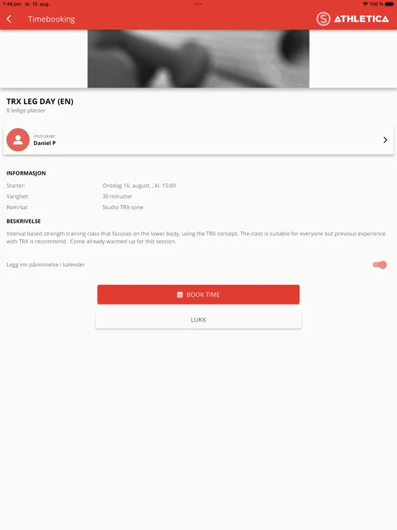 SiO Athletica iPad  سکرین شاٹس