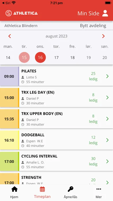 SiO Athletica سکرین شاٹس