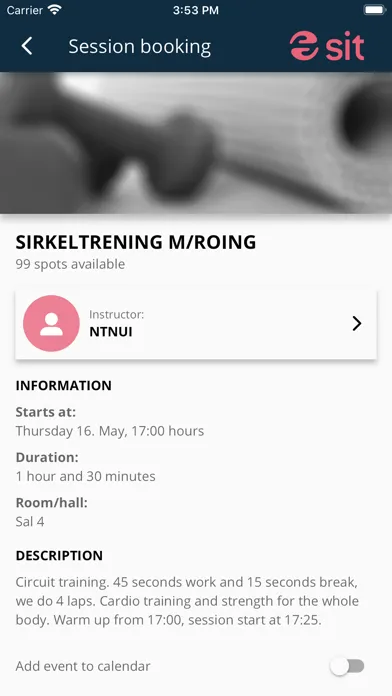 Sit Trening 스크린샷