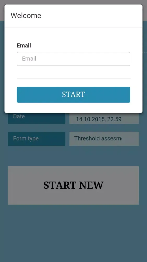 Screenshot di TAG - Threshold assessment grid