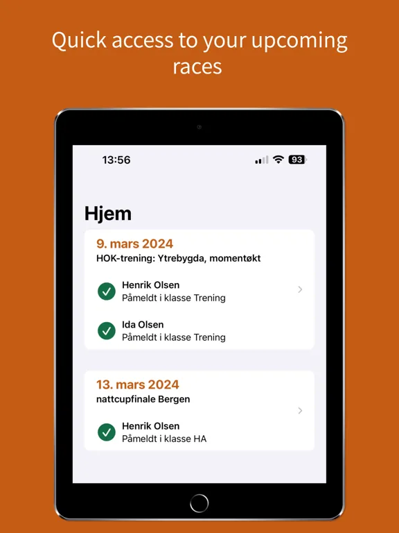 OriGo - Orienteering iPad  سکرین شاٹس