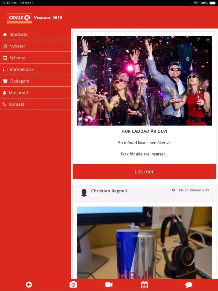 Circle K Vinnare 2019 iPad  Screenshots