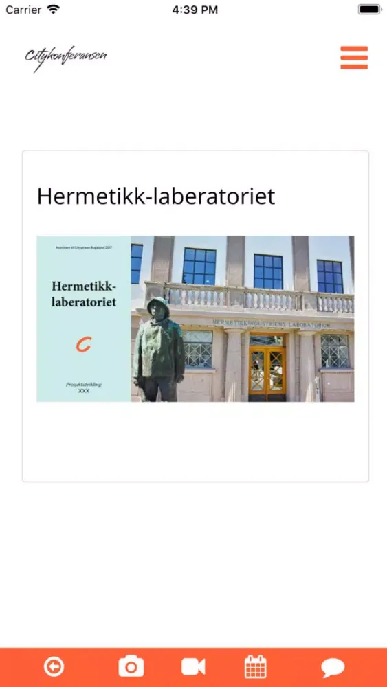 Capturas de pantalla de Citykonferansen Stavanger