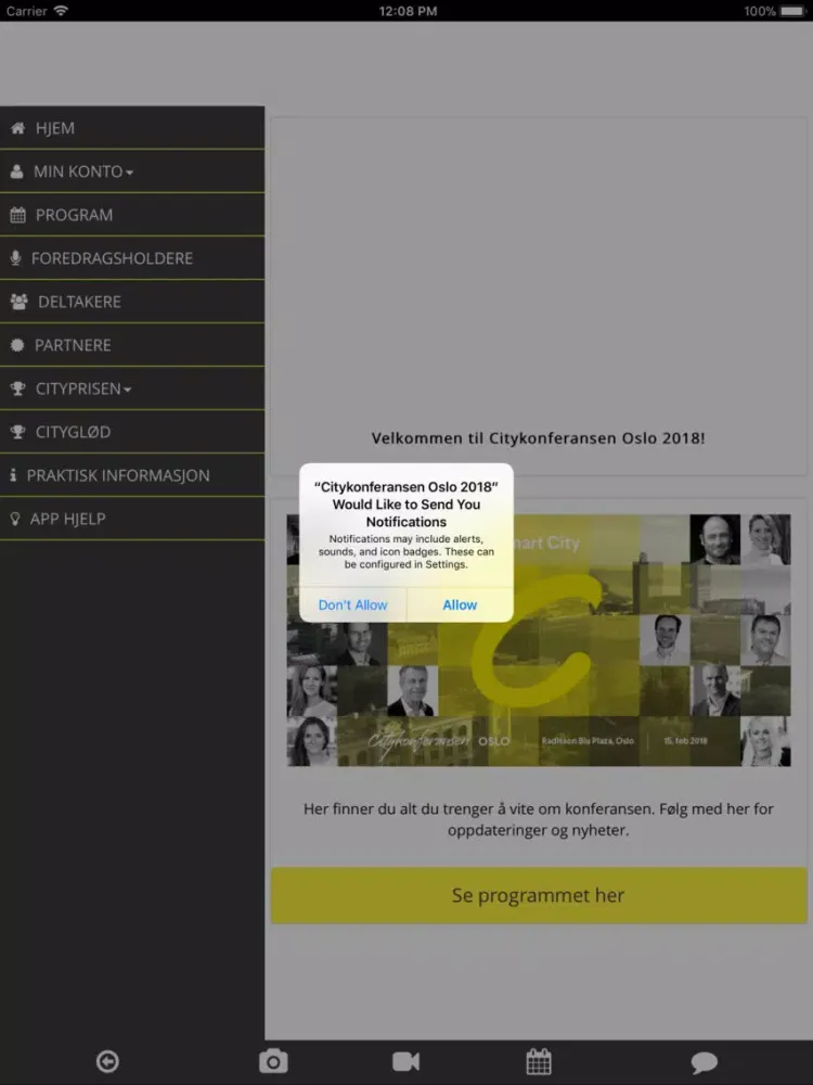 Citykonferansen Oslo 2018 iPad  سکرین شاٹس