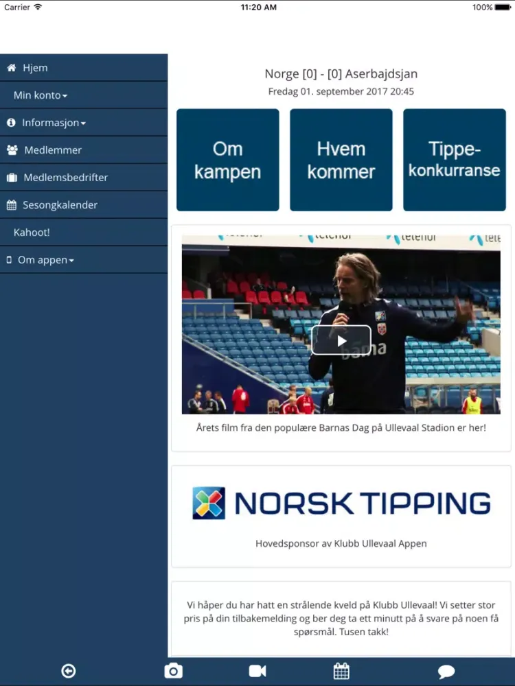 تصاویر Klubb Ullevaal iPad 