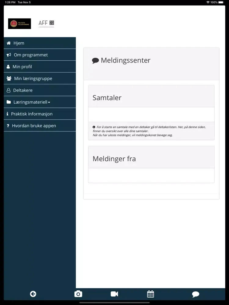 Скриншоты PF Lederutvikling 19/20 iPad 
