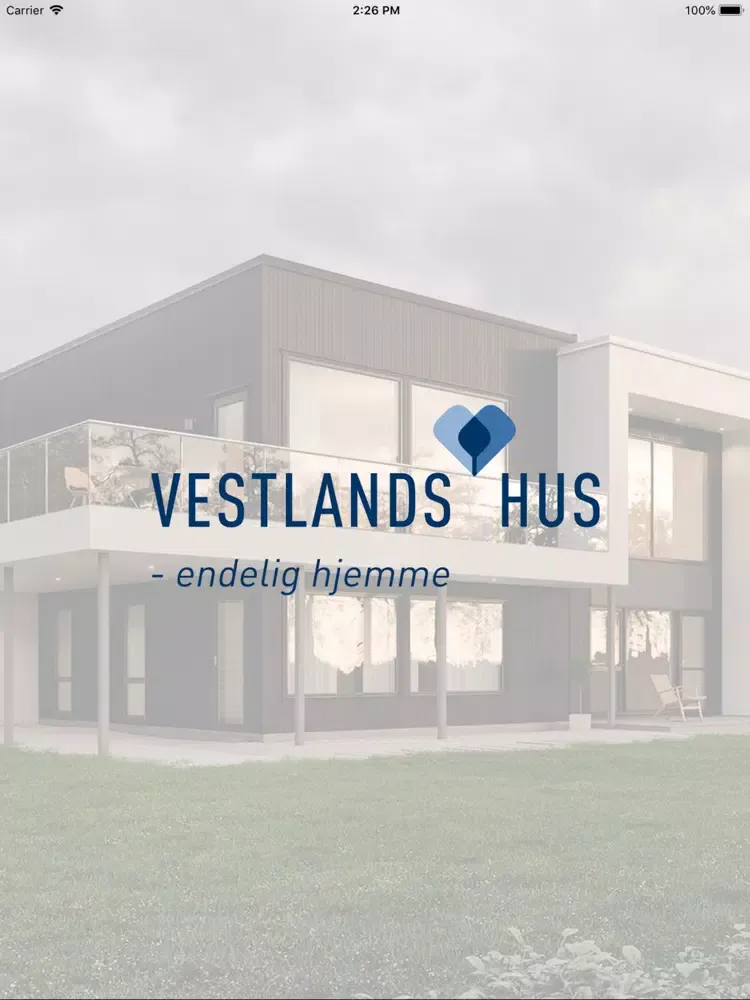 Tangkapan skrin VestlandsHus Landsmote iPad 