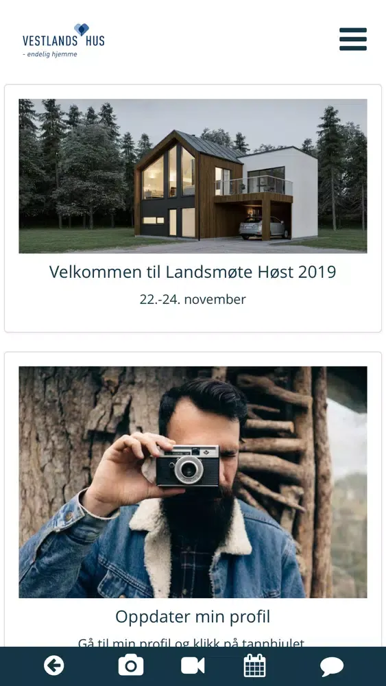 Tangkapan skrin VestlandsHus Landsmote