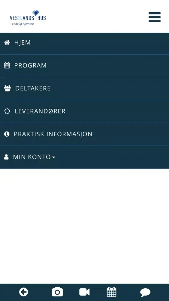 Tangkapan skrin VestlandsHus Landsmote