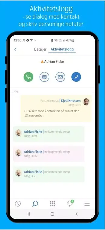 Ảnh chụp màn hình của Telenor MBN