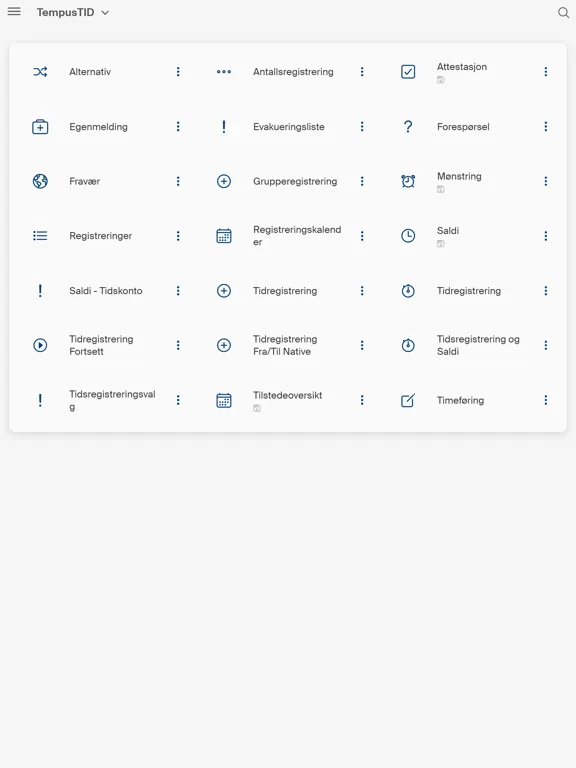 Скриншоты Tempus IN iPad 