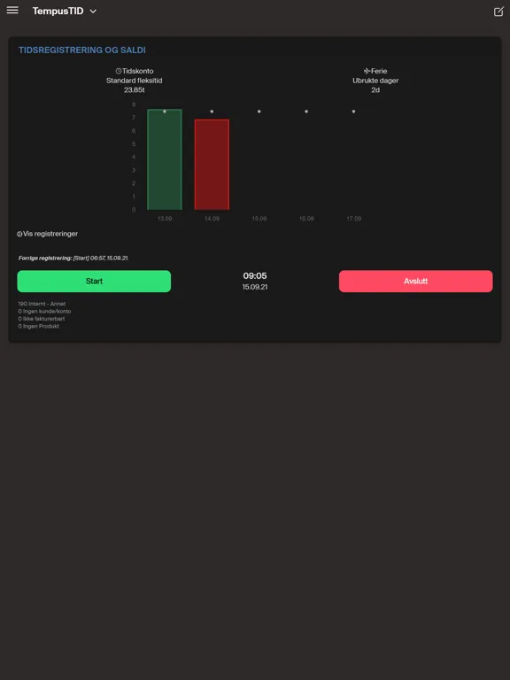 Скриншоты Tempus IN iPad 