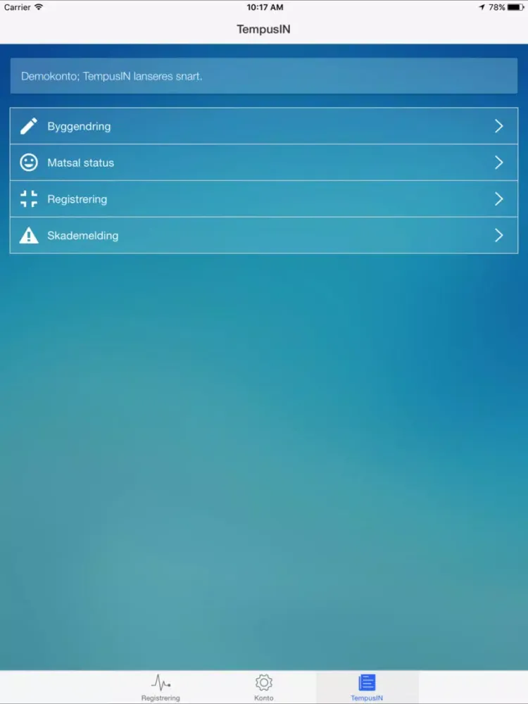 TempusBPL app iPad  स्क्रीनशॉट