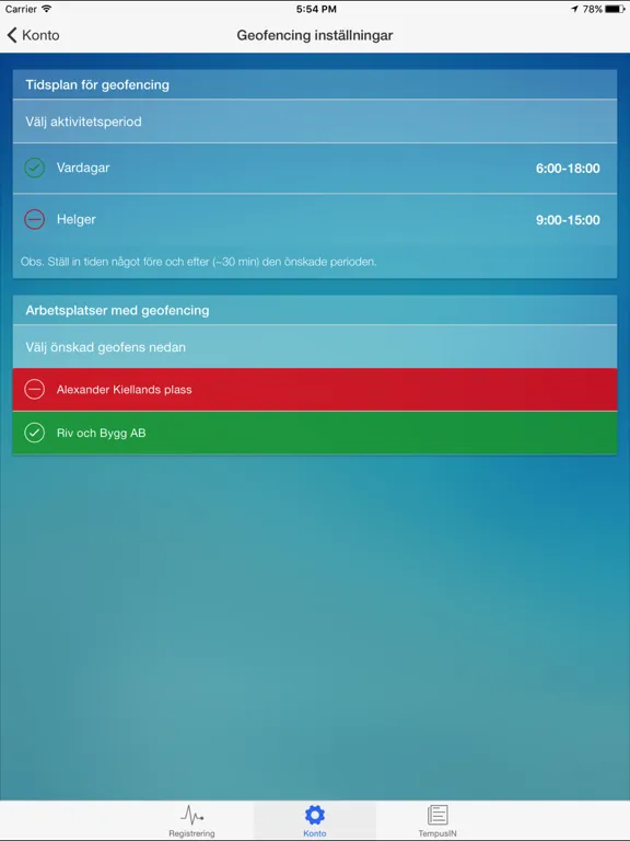 Personalliggare ID06 - MOA iPad 应用截图