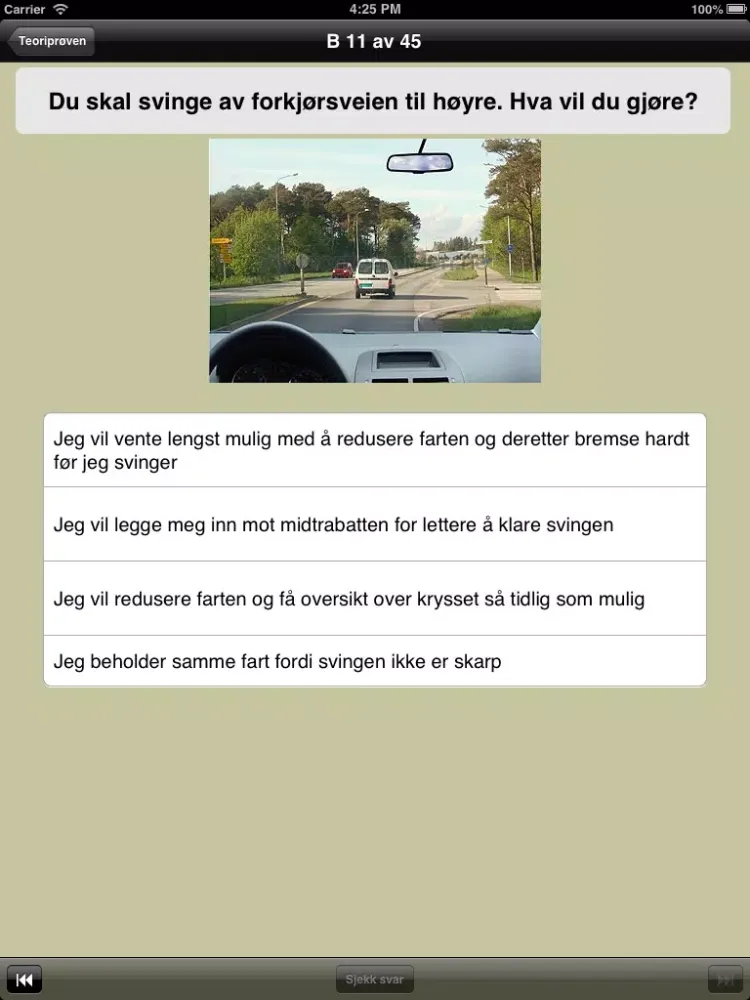 Teoriprøven - Førerprøven for bil og moped iPad  스크린샷