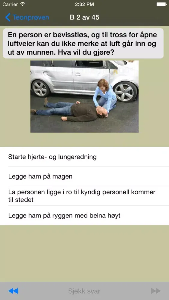 Teoriprøven - Førerprøven for bil og moped 스크린샷