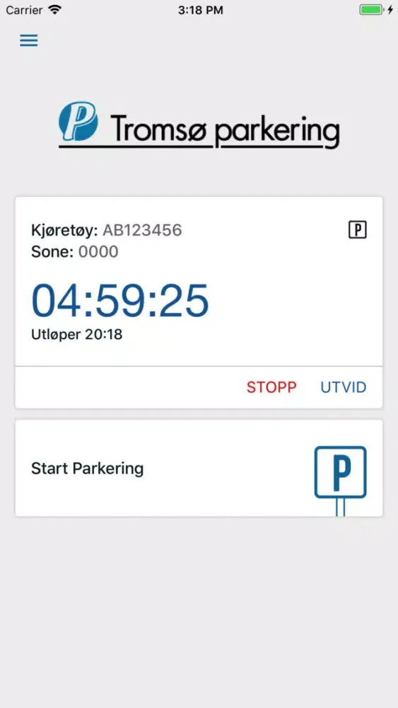 Tromsø Parkering Ekran Görüntüleri