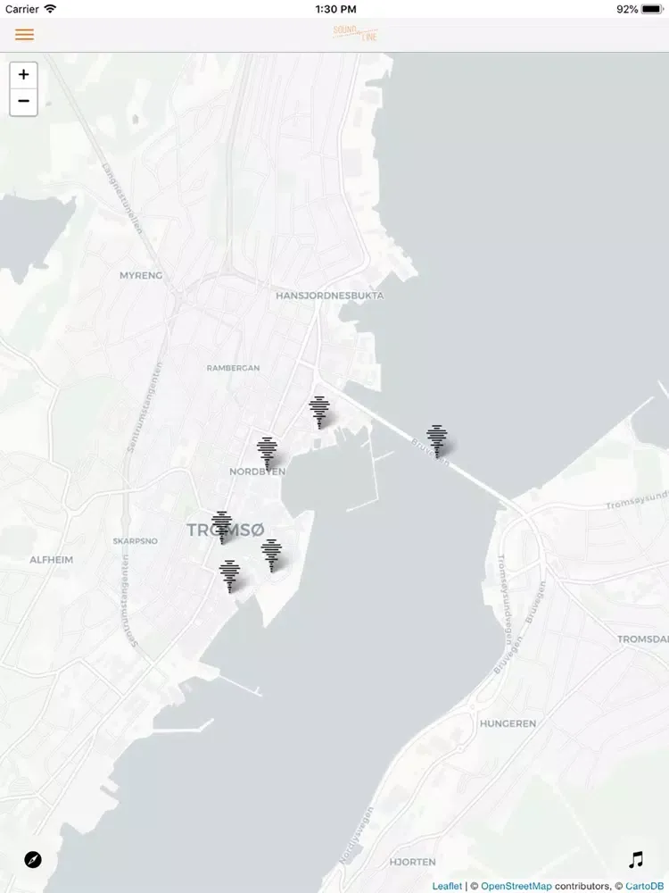 Captures d'écran de Tromsø Soundline iPad 