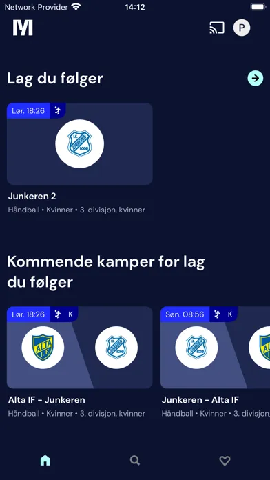 Capturas de tela do MyGame - norsk breddeidrett