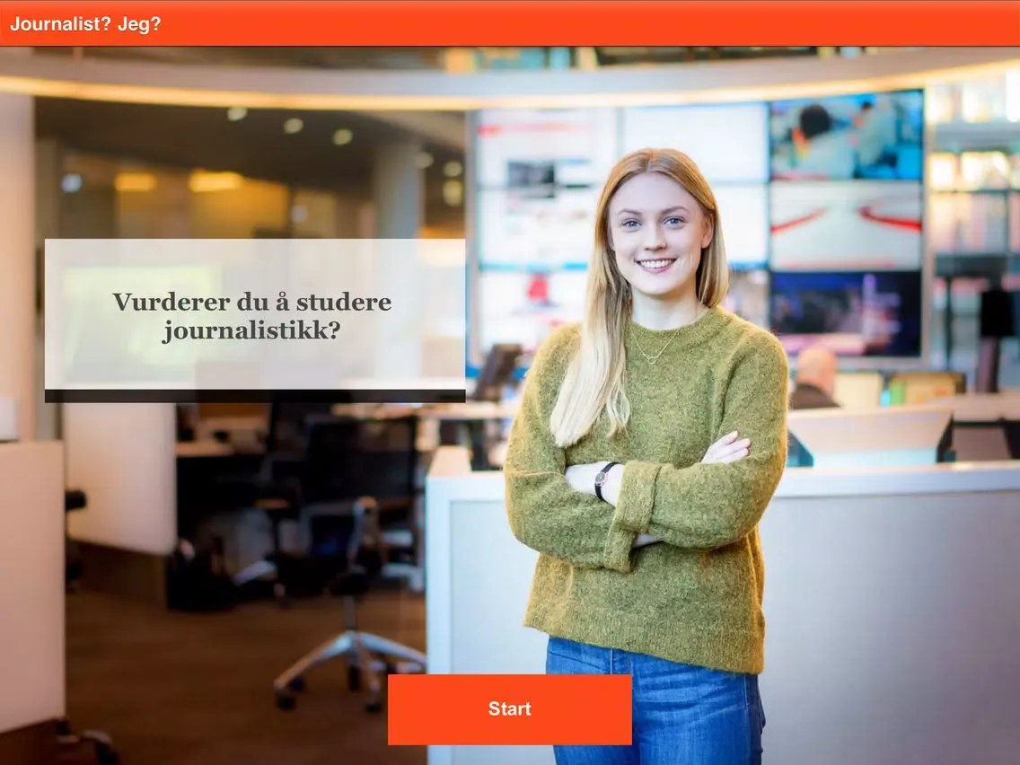 Screenshot di Journalist? Jeg? iPad 