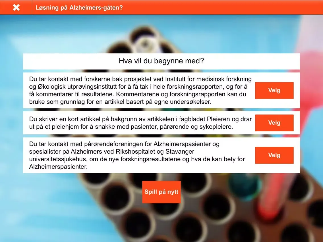 Screenshot di Journalist? Jeg? iPad 