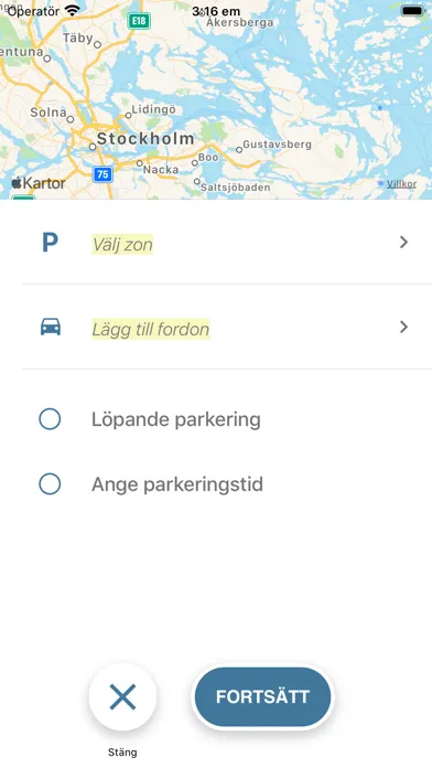 Capturas de pantalla de Värmdö Hamnar Parkering