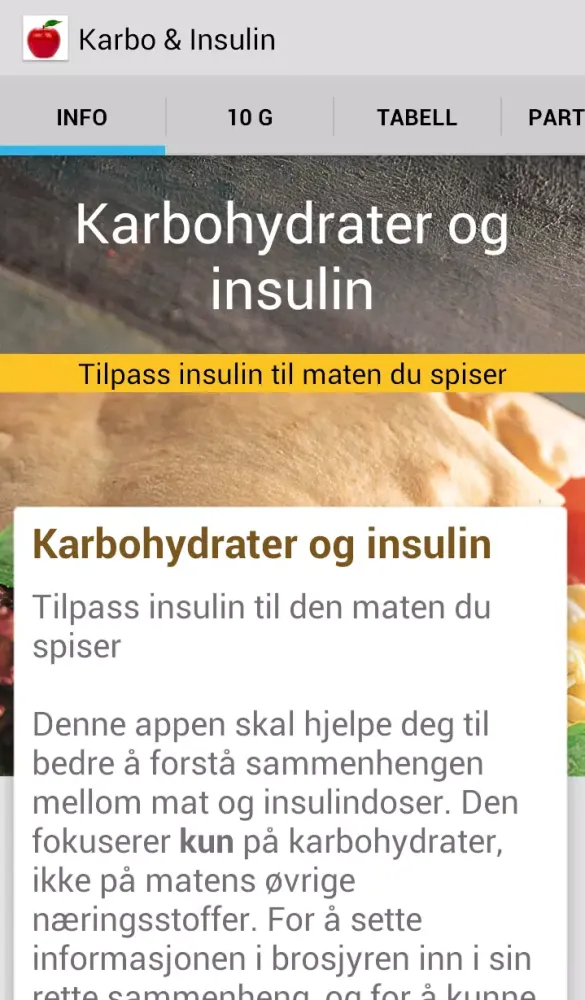 Karbo & Insulin Screenshots