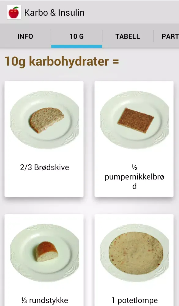 Karbo & Insulin Screenshots