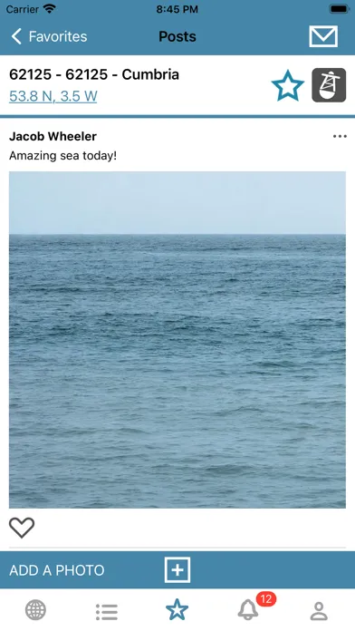NOAA Marine Weather Community Screenshots