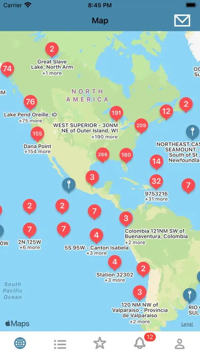 NOAA Marine Weather Community Screenshots