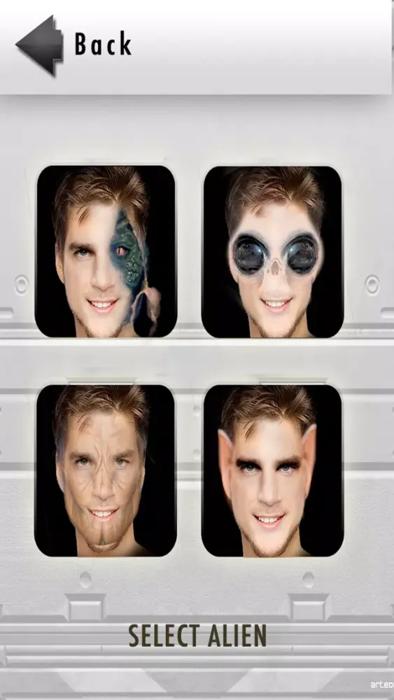 Alien Photo Booth Morphing HD स्क्रीनशॉट