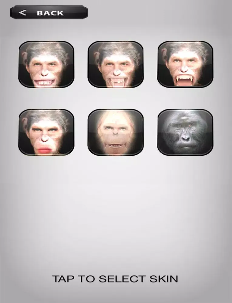 MonkeyBooth - Morphing faces into an ape, monkey or chimp iPad 应用截图