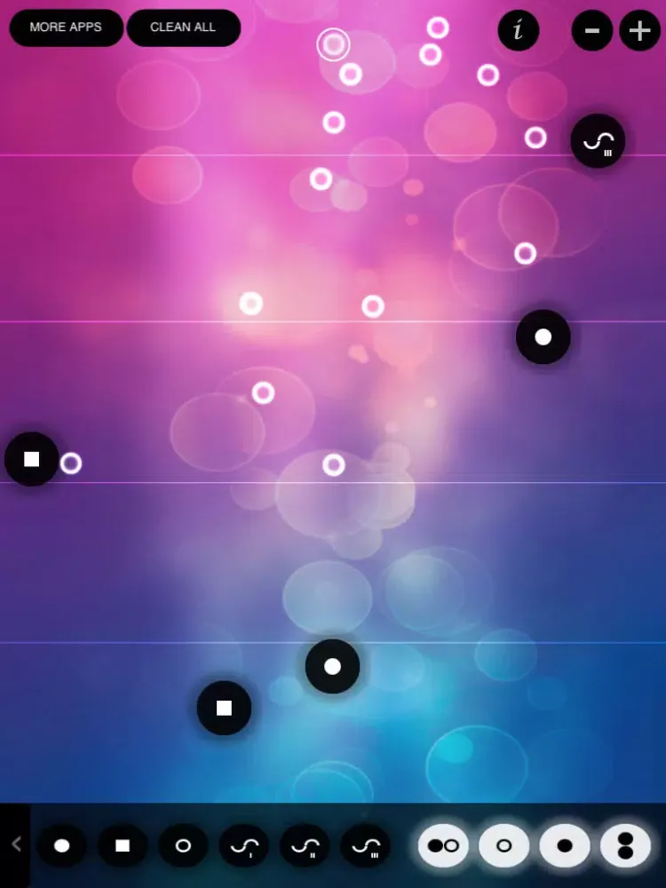 eDrops - Bouncing Balls Music App Studio iPad  Screenshots