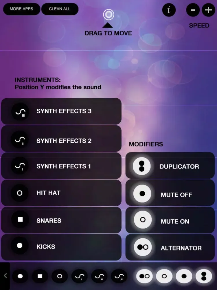 eDrops - Bouncing Balls Music App Studio iPad  Screenshots