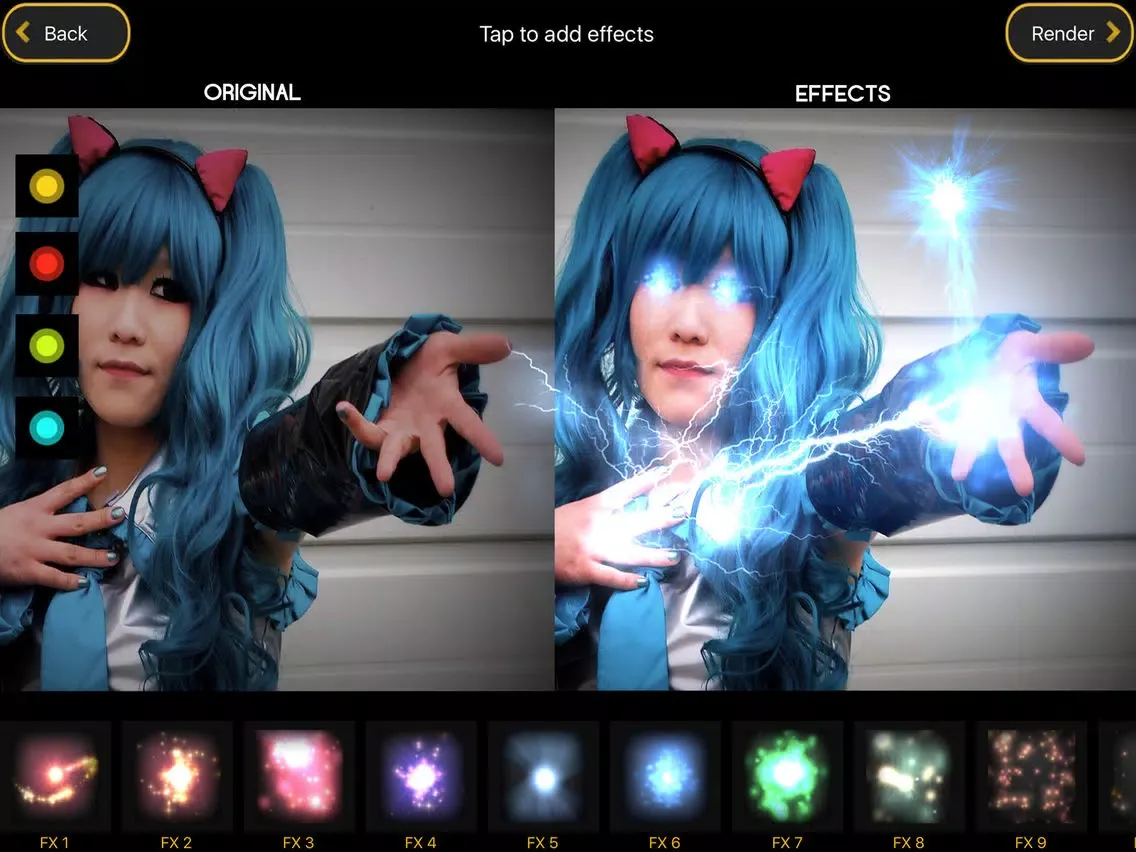 Tangkapan layar Effects Cam EyeCandy Camera Photo Editor Free iPad 