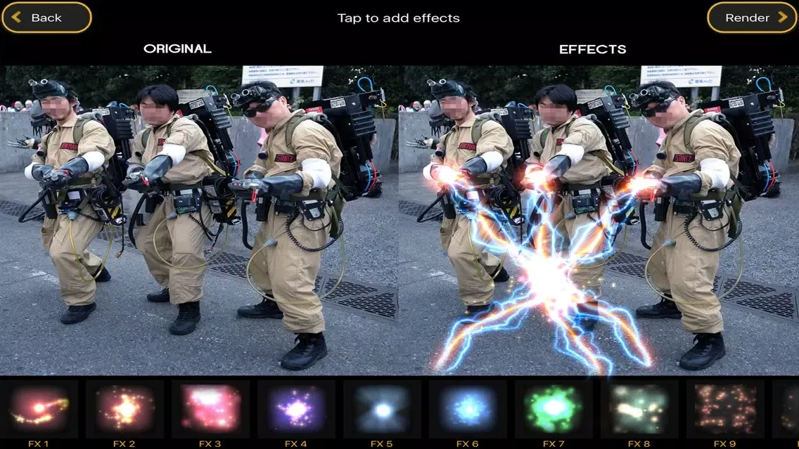 Tangkapan layar Effects Cam EyeCandy Camera Photo Editor Free