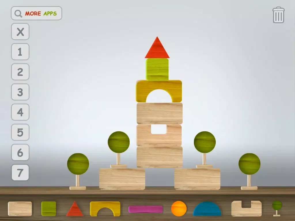 Wood Blocks - Castle & House Construction Game iPad 应用截图