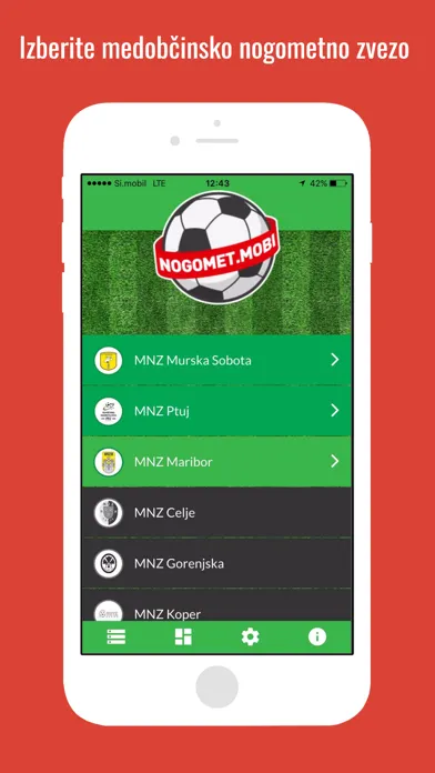Nogomet.mobi Screenshots